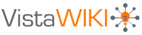 VistaWIKI | Das clevere digitale Notizbuch ohne Cloudzwang Logo